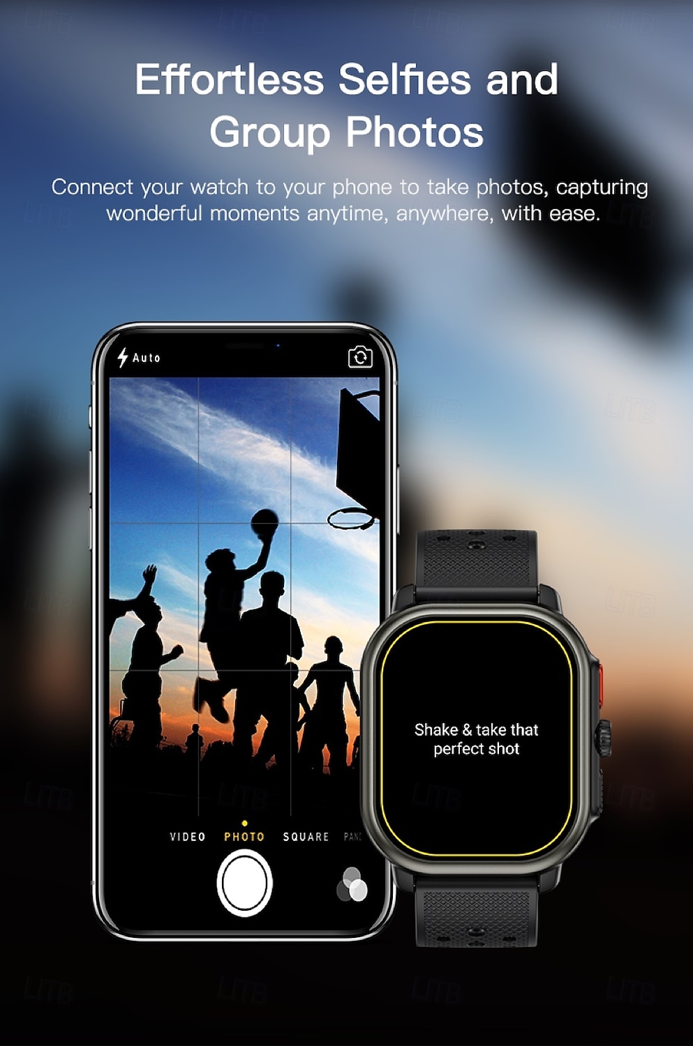 696 P106 Εξυπνο ρολόι 2.06 inch Έξυπνο ρολόι Bluetooth Βηματόμετρο Υπενθύμιση Κλήσης Παρακολούθηση Ύπνου Συμβατό με Android iOS Γυναικεία Άντρες Κλήσεις Hands-Free Υπενθύμιση Μηνύματος IP 67 2025 - $86.99 –P12