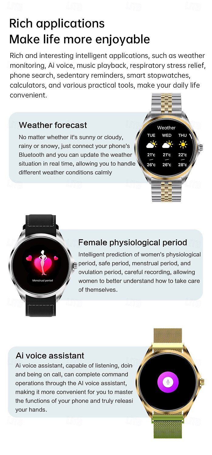 696 TN88 Orologio intelligente 1.43 pollice Intelligente Bracciale Bluetooth Pedometro Avviso di chiamata Monitoraggio del sonno Compatibile con Android iOS Da donna Da uomo Chiamate in vivavoce del 2025 a $65.99 –P18