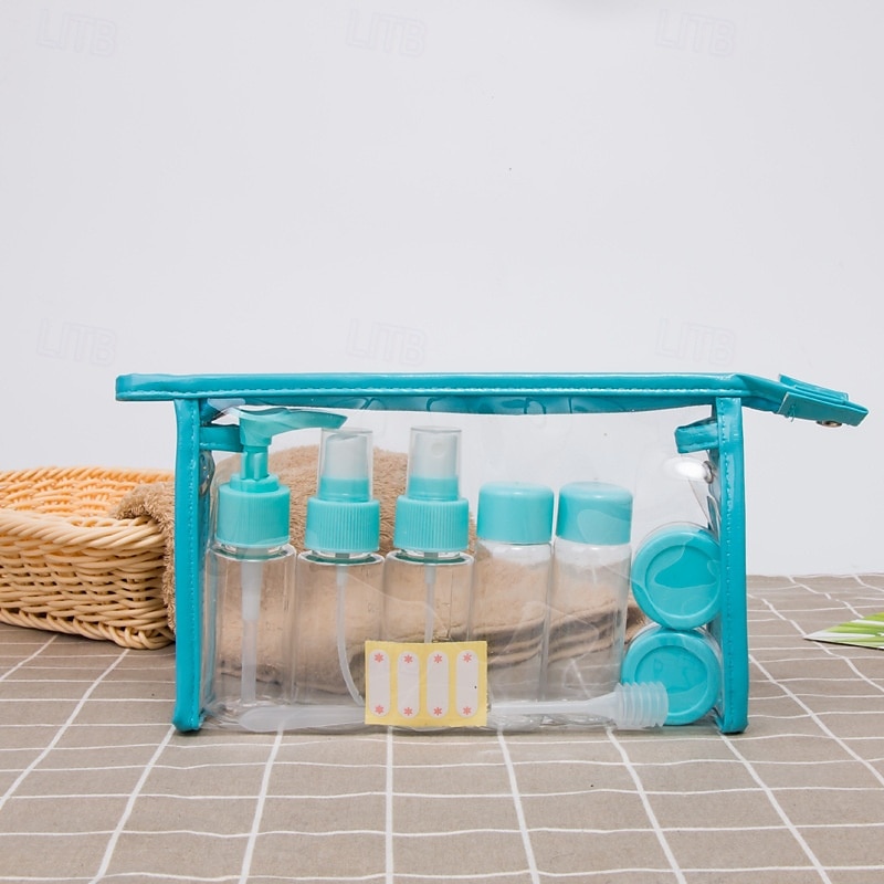 Travel Bottles Set 11-Piece, Refillable Toiletry Containers for Cosmetics, Shampoo, Lotion, Face Wash, Squeeze Tubes, Press and Spray Bottles 2025 - $6.49 –P7