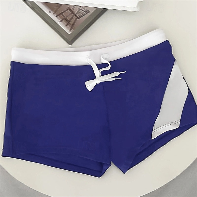 Men's Swim Shorts Swim Trunks Patchwork Drawstring Quick Dry Comfortable Breathable Swimwear Bottoms Surfing Beach Water Sports Summer 2026 - $12.99 –P4