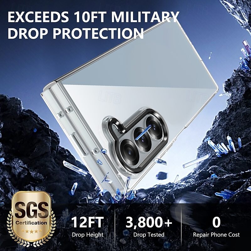 Phone Case For Samsung Galaxy Z Fold 3 Back Cover Shockproof Retro PC 2025 - $24.99 –P6