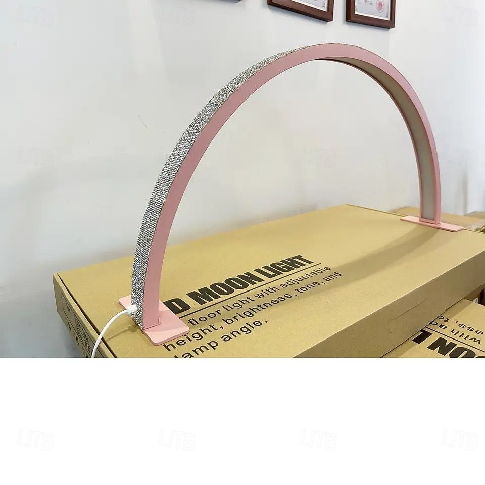 Half Moon light για γραφείο νυχιών, λάμπα νυχιών 21,5in/29,5in 39w με συρμάτινο χειριστήριο/τηλεχειριστήριο, 3 χρωματικές λειτουργίες nails tech φώτα, φωτεινά φωτιστικά, για φρύδια/μανικιούρ led φως 2025 - $149.99 –P5