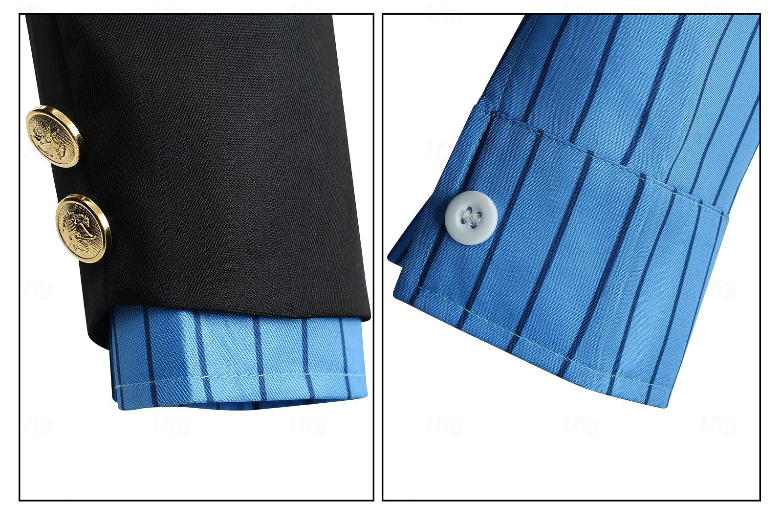 Ocean Adventurer Sanji Pirat Słomkowy Kapelusz Anime Kostium Cosplay Stroje Garnitury cosplay Halloween Karnawał Bal maskowy Płaszcz Koszula Spodnie Na Męskie Dla nastolatków Dla dorosłych 2026 - $71.99 –P11