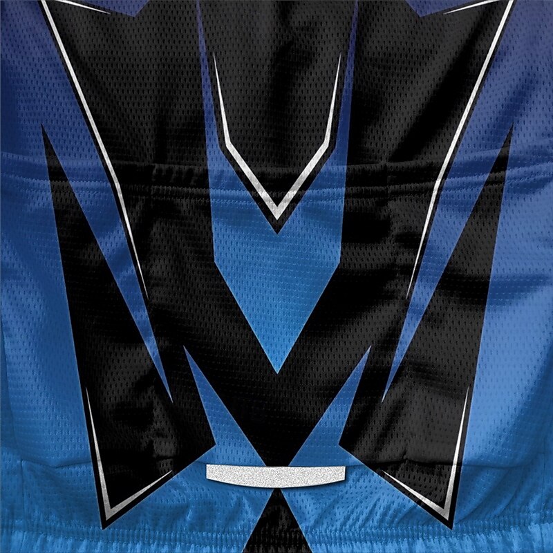 Homme Maillot Velo Cyclisme Manche Courte Cyclisme Tee-shirt Maillot avec 3 poches arrière VTT Vélo tout terrain Respirable Séchage rapide Conception anatomique Mèche Bleu Vert Des sports Vêtement de 2025 ? $25.99 –P12