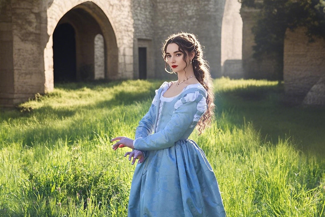Retro Středověké Renesanční Šaty Plesové šaty Princeznovské Elfí Dámské Keltské Fantazie Královský předvečer Všech svatých Karneval Výkon Párty LARP Dospělé Šaty 2025 - $132.99 –P5
