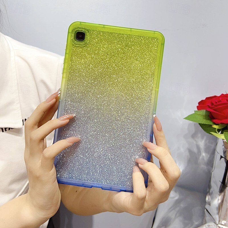 לוּחַ כיסויים מכסים ל עבור Samsung Galaxy Tab A9 8.7" S9 11 inch S9 Plus 12.4" S8 S7 11'' S6 Lite A8 10.5'' A7 Lite 8.7'' A7 A9 Plus 11" מגן גוף מלא עמיד בזעזועים צבע הדרגתי זוהר ונוצץ TPU 2025 - $20.99 –P11
