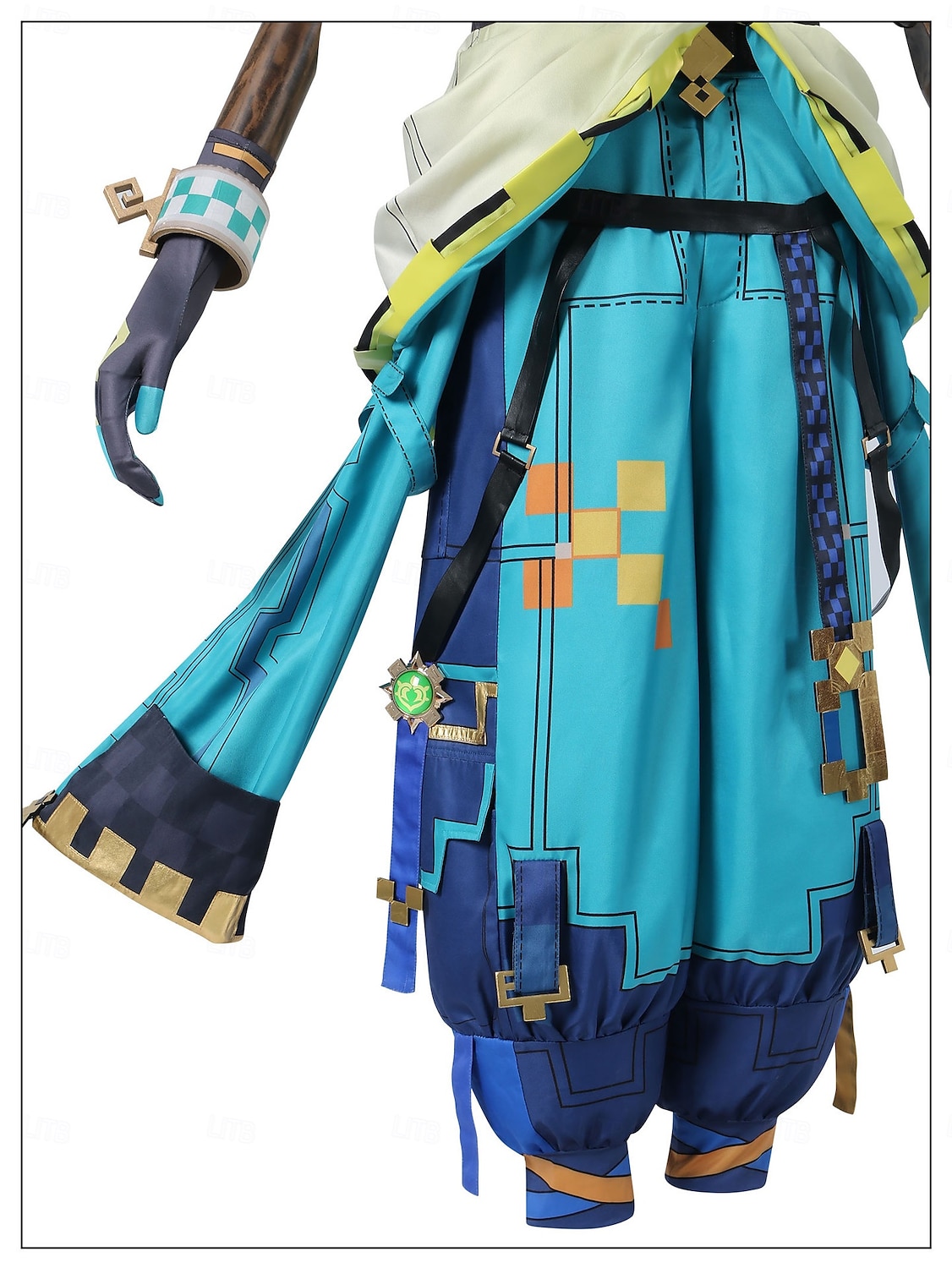 Genshin Impact Kinich Anime Cosplay kostým Boty Cosplay Paruky Cosplay obleky Cosplay Paruky Cosplay boty Karneval Plesová maškaráda Výkon Párty Vrchní deska Kalhoty Korzet Pro Pánské Dospělé 2025 - $69.64 –P18