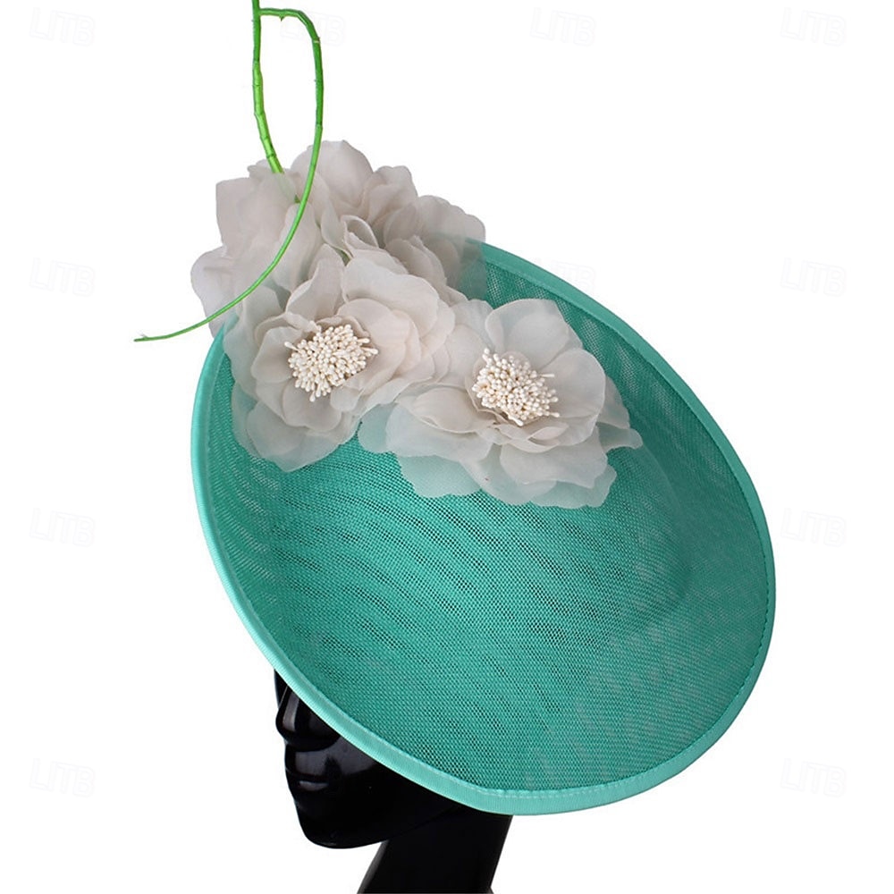 Hodeplagg Stoff Fedora-hatt Bryllup Fødselsdag Temafest Hesteveddeløp Elegant Vintage Søt Med Fjær Blomsterhodeplagg 2025 - $39.99 –P14