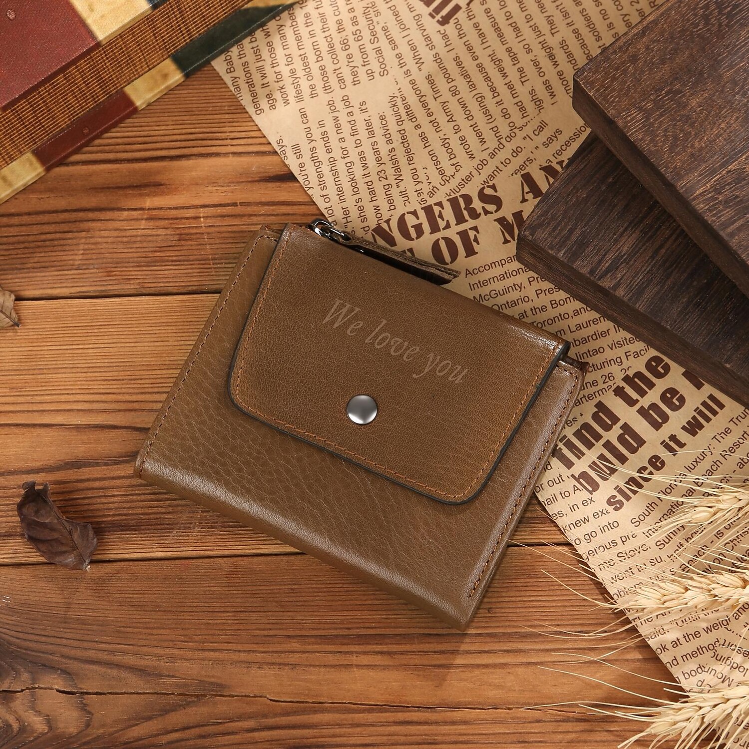 Portefeuille photo personnalisé meilleur cadeau pour papa portefeuille en cuir gravé pour mari grand-père fête des pères anniversaire anniversaire Noël mariage de 2025 ? $43.99 –P2