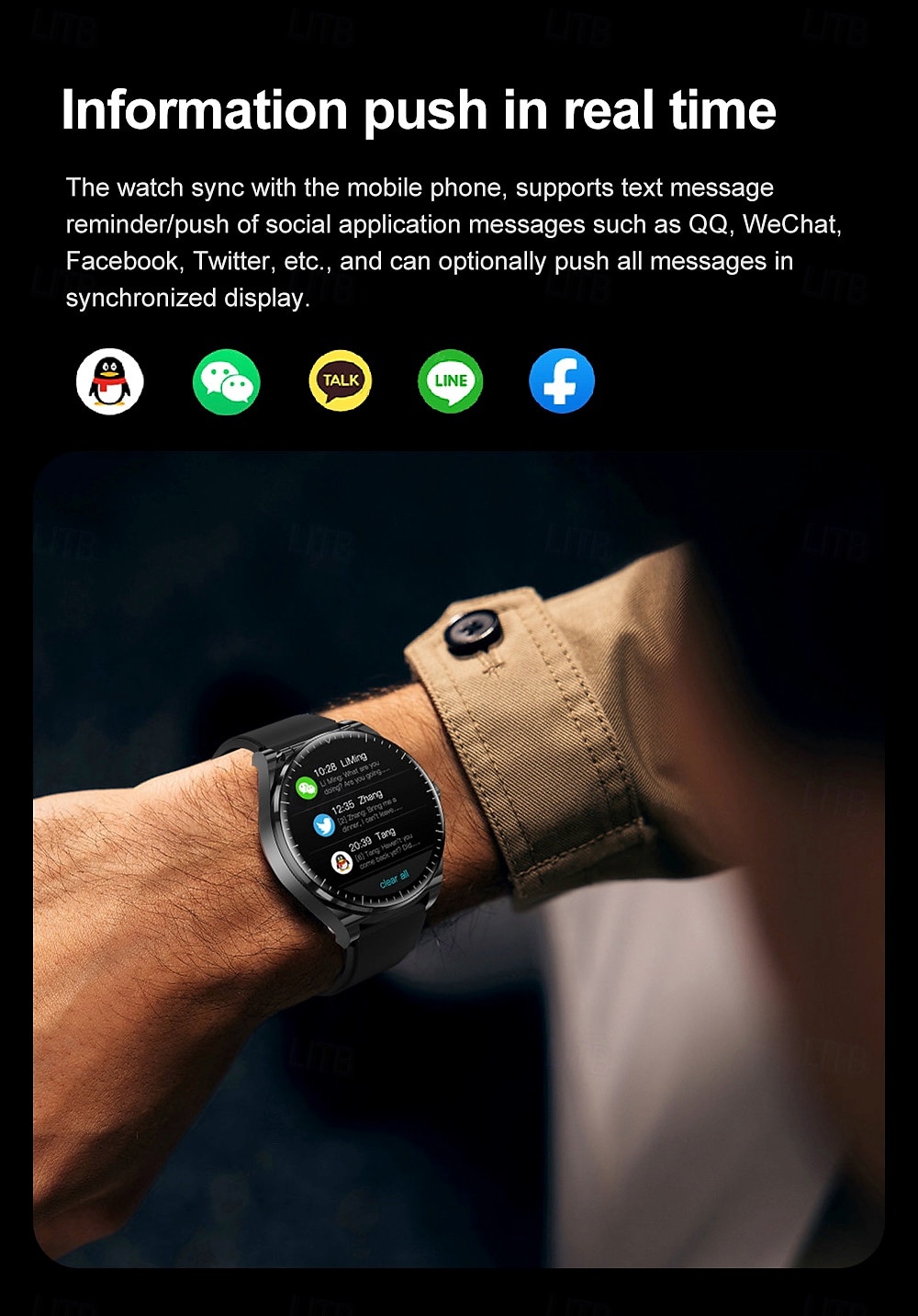 696 N15 Εξυπνο ρολόι 1.53 inch Έξυπνο ρολόι Bluetooth ΗΚΓ + PPG Βηματόμετρο Υπενθύμιση Κλήσης Συμβατό με Android iOS Γυναικεία Άντρες Κλήσεις Hands-Free Υπενθύμιση Μηνύματος IP 67 Θήκη ρολογιού 51mm 2025 - $73.99 –P7
