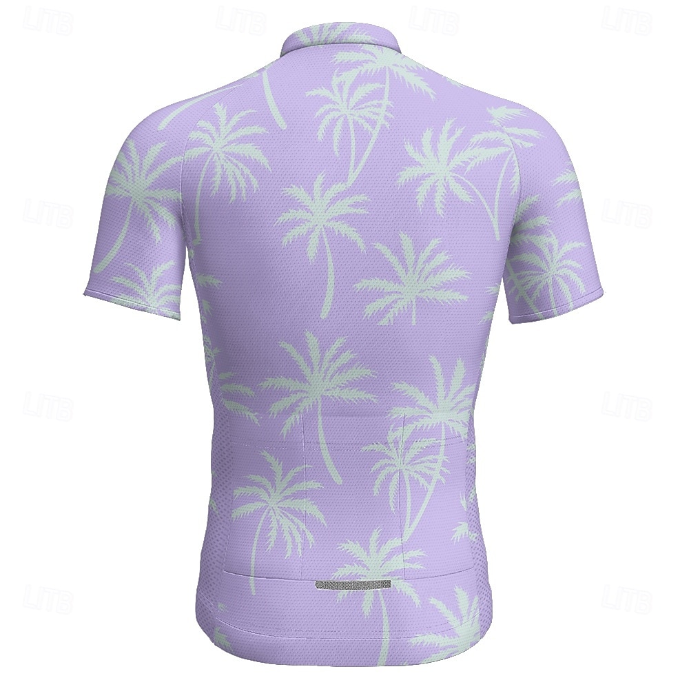 Homme Maillot Velo Cyclisme Manche Courte Cyclisme Tee-shirt Maillot avec 3 poches arrière VTT Vélo tout terrain Respirable Séchage rapide Conception anatomique Mèche Violet Vert Crânes Des sports de 2025 ? $20.79 –P1