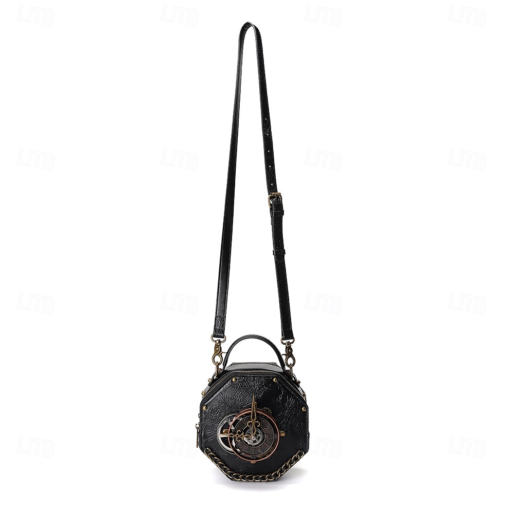 Punk & Gothique Steampunk Sac Sac à Bandoulière Rivet Equipement Déguisement Femmes Halloween Carnaval Soirée Décontracté Quotidien LARP Adulte Sac de 2026 ? $40.99 –P3