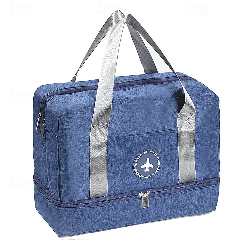 Borsa da viaggio Weekender Bag con scomparto per scarpe borsa da palestra con separazione umido-asciutto per donne e uomini borsa bagaglio impermeabile con separazione umido-asciutto organizzatore del 2025 a $14.99 –P9