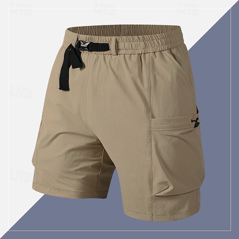 Per uomo Pantaloncini cargo Shorts Pantaloncini Estivi Coulisse Elastico in vita Multi-tasche Semplice Comodità Indossabile Lunghezza al ginocchio All'aperto Sport Quotidiano Moda Casual Nero Viola del 2025 a $20.99 –P1