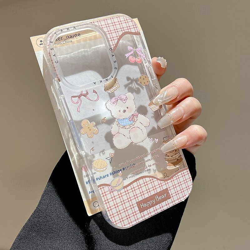 puhelin Etui Käyttötarkoitus iPhone 16 15 14 Pro Max iPhone 16e iPhone 13 Takakuori Iskunkestävä Piirretty TPU Akryyli 2025 - $12.99 –P1