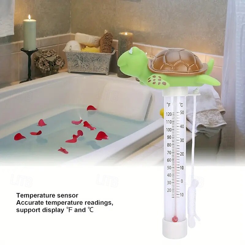 Swimming Pool Floatation Thermometer Swimming Pool Floatation Thermometer Green Turtle Cartoon Swimming Pool Thermometer 2025 - $23.99 –P2
