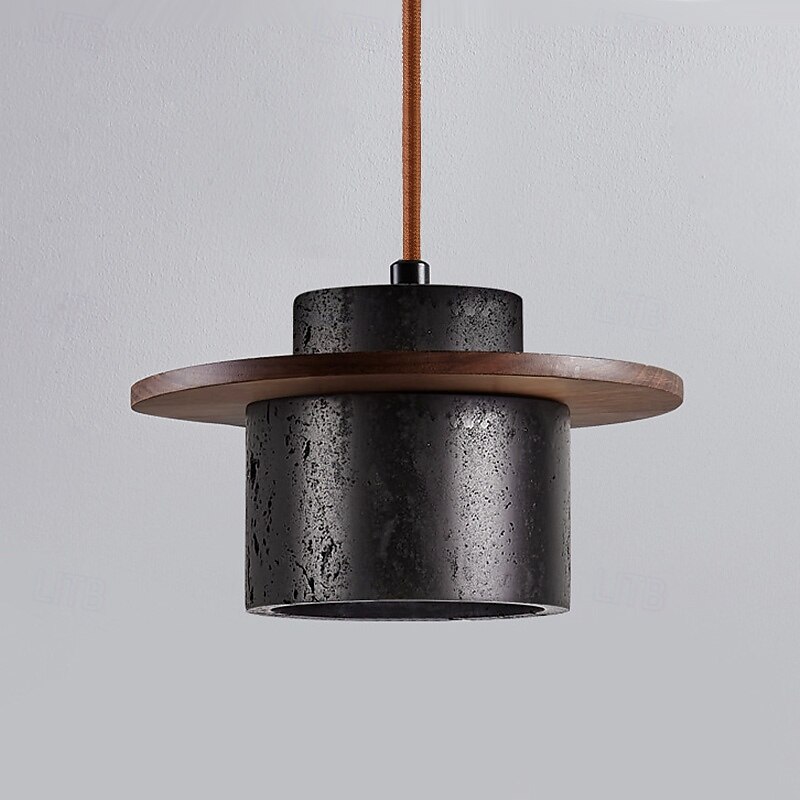 2 lumières 3 lumières 20 cm Design Unique conception avec îlot Suspension Bois Pierre Finitions peintes Moderne Style Nordique 85-265V de 2025 ? $124.99 –P8