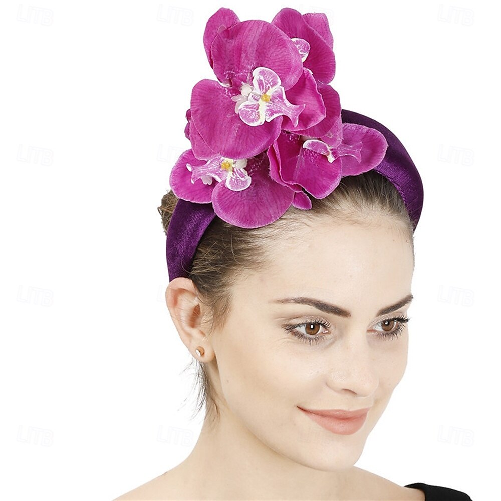 accessoire Polyester Mariage Soirée Élégant Mariage Avec Fleur Casque Couvre-chef de 2025 ? $21.99 –P3