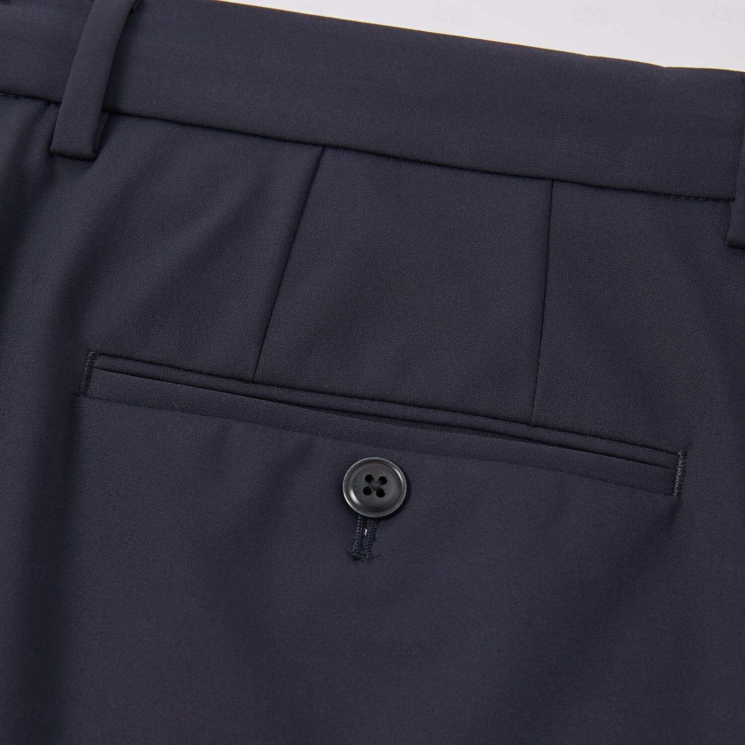 Men's Dress Pants Solid Color Wearable Full Length Formal Wedding Party Elegant Fashion Light Khaki Navy Blue Micro-elastic 2025 - $60.99 –P8