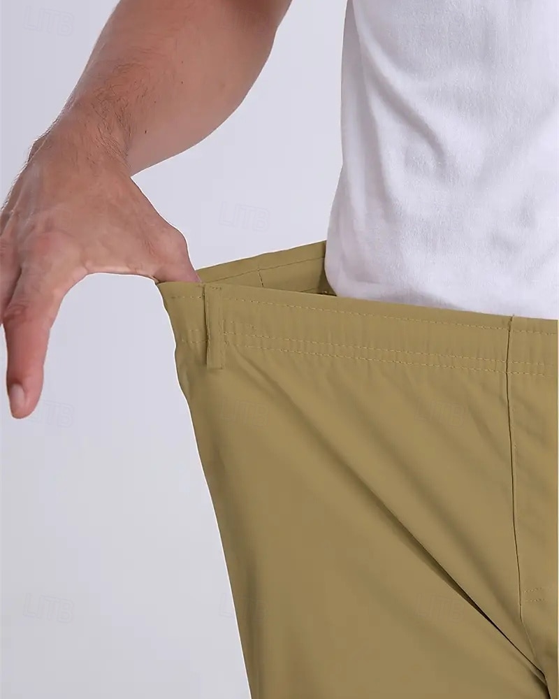 Men's Cargo Shorts Shorts Summer Shorts Drawstring Elastic Waist Multi Pocket Eagle National Flag Comfort Wearable Knee Length Outdoor Sport Daily Fashion Casual Black Navy Blue 2025 - $18.99 –P5