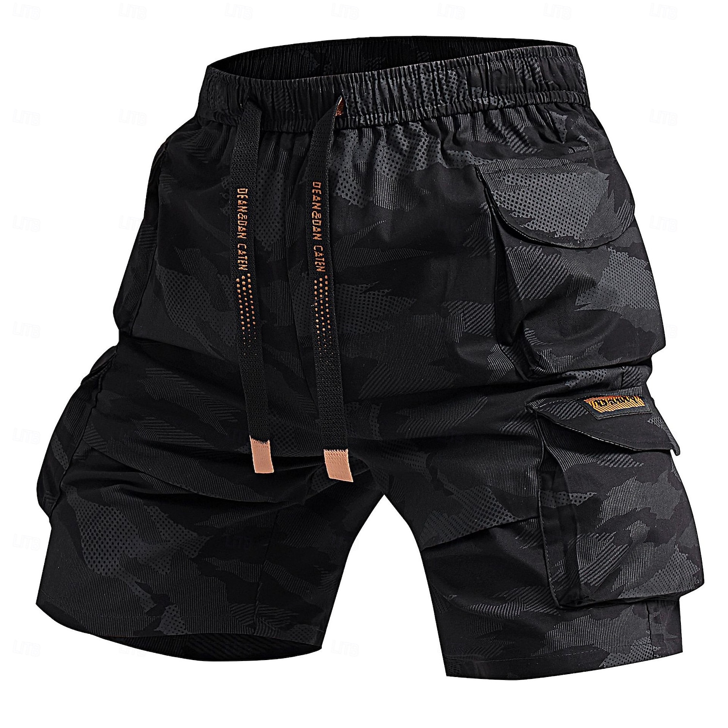 Herren Cargo-Shorts Camping-Shorts Shorts mit Camouflage-Muster Wander-Shorts Elastischer Bund Gerader Schnitt 6 Taschen Einfach Tarnung Feuchtigkeitsableitend tragbar Knielang Outdoor Lässig Täglich 2025 - $25.99 –P7