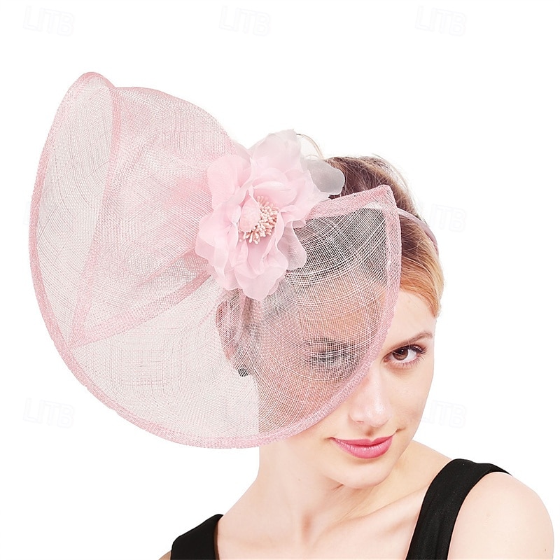 accessoire Imitation Lin Mariage Soirée Élégant Mariage Avec Fleur Casque Couvre-chef de 2025 ? $28.99 –P3