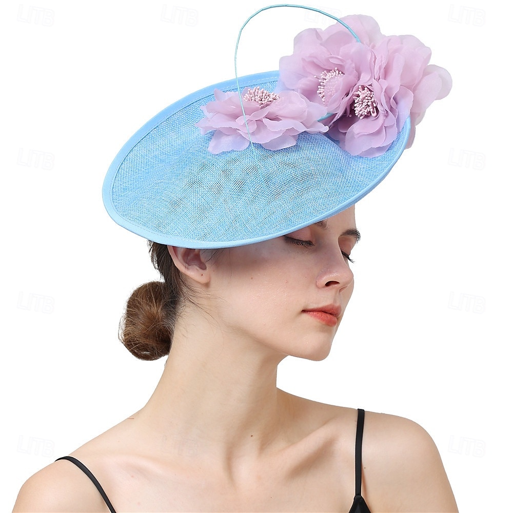 Hodeplagg Stoff Fedora-hatt Bryllup Fødselsdag Temafest Hesteveddeløp Elegant Vintage Søt Med Fjær Blomsterhodeplagg 2025 - $39.99 –P3
