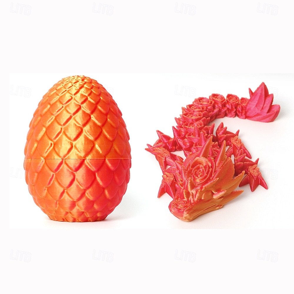 2025年 イースター 3D プリント ドラゴン エッグ、ミステリー クリスタル ドラゴン エッグ フィジェット トイ サプライズ、イースター エッグ 関節式 クリスタル ドラゴン エッグ ドラゴンが中にいる  コレクション – $12.99 –P3