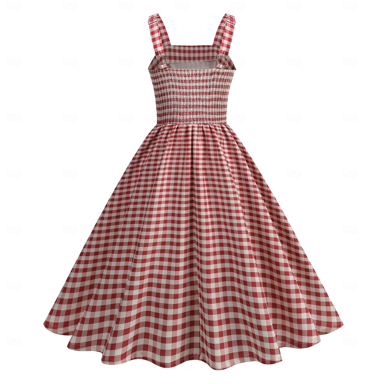 Retro Vintage 1950er Kleid Swing-Kleid Karomuster Damen Karneval Maskerade Alltagskleidung Junggesellinnenabschiedsparty Erwachsene Kleid Abschlussballkleider 2025 - $33.99 –P18