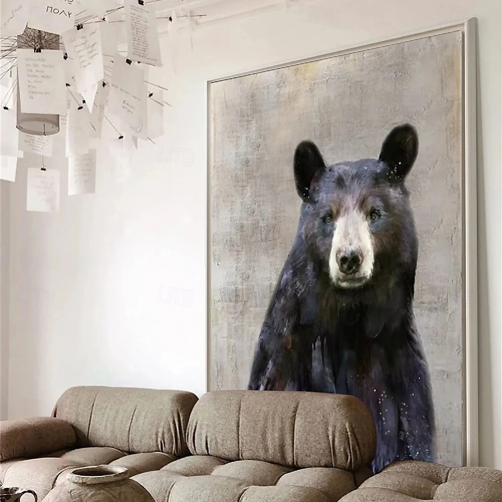 handgemaltes abstraktes Besr-Kunstwerk Besr-Gemälde auf Leinwand extragroßes abstraktes Kunstgemälde handgemaltes übergroßes strukturiertes Gemälde Tierkunst-Ölgemälde großes Leinwandgemälde 2025 - $108.99 –P4