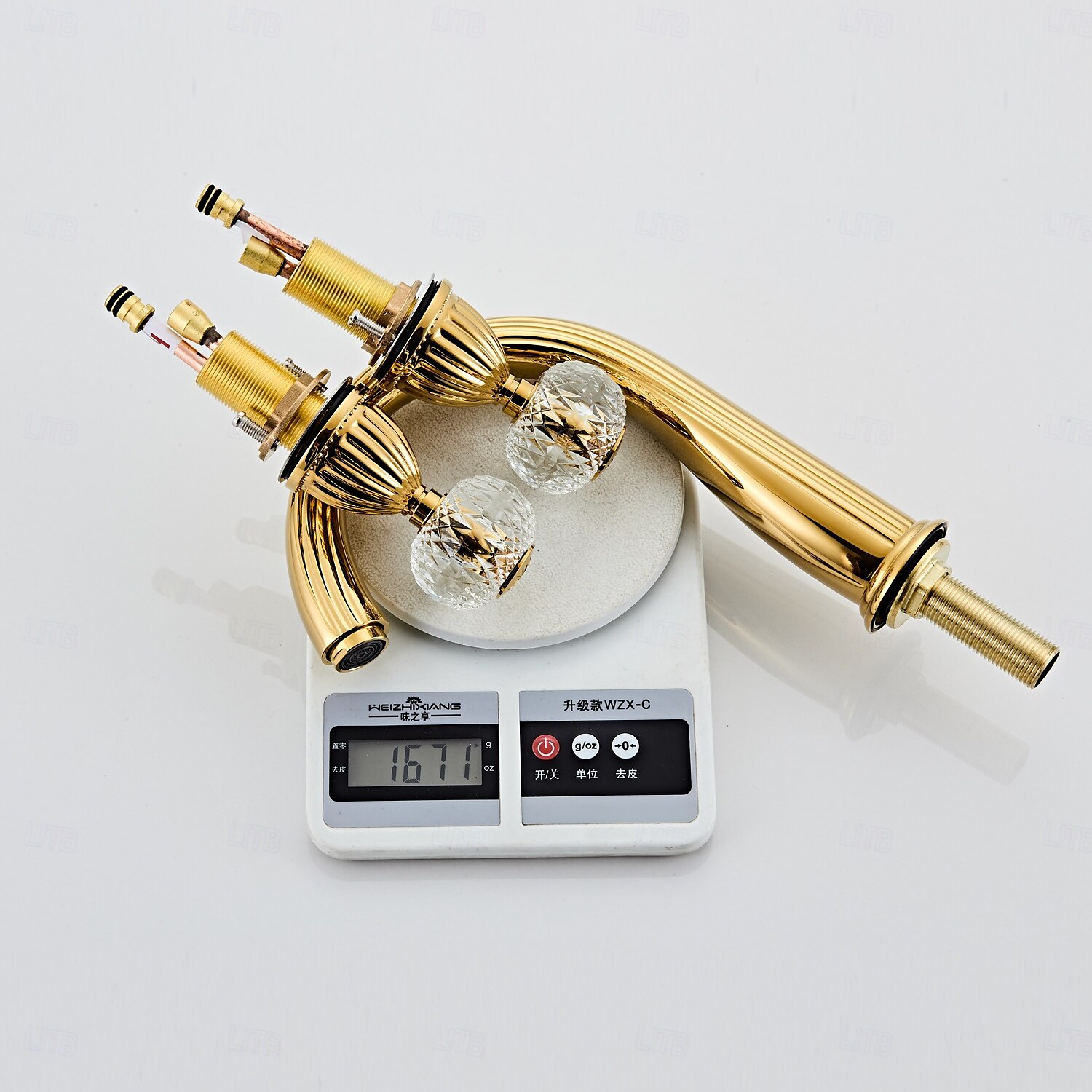 Robinet lavabo - Séparé Plaqué Diffusion large Deux poignées trois trousBath Taps de 2025 ? $170.99 –P1