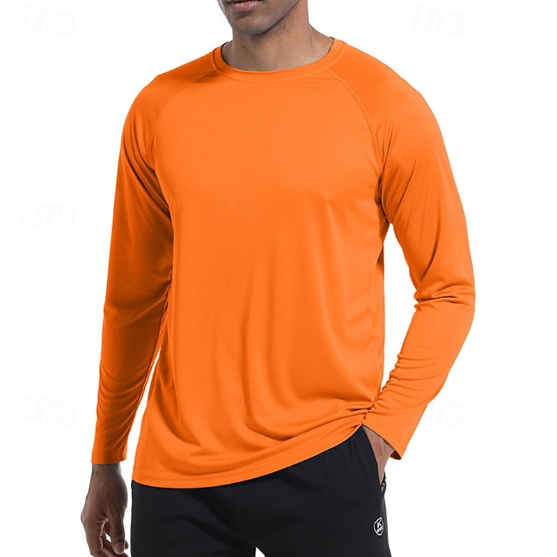 Per uomo Maglietta Camicia a Maniche Lunghe Manica Lunga Girocollo Estate Primavera Semplice Moda Designer Essenziale Classico Vacanza Streetwear Uscire Nero Bianco Azzurro cielo Maglietta Top per del 2025 a $14.99 –P8