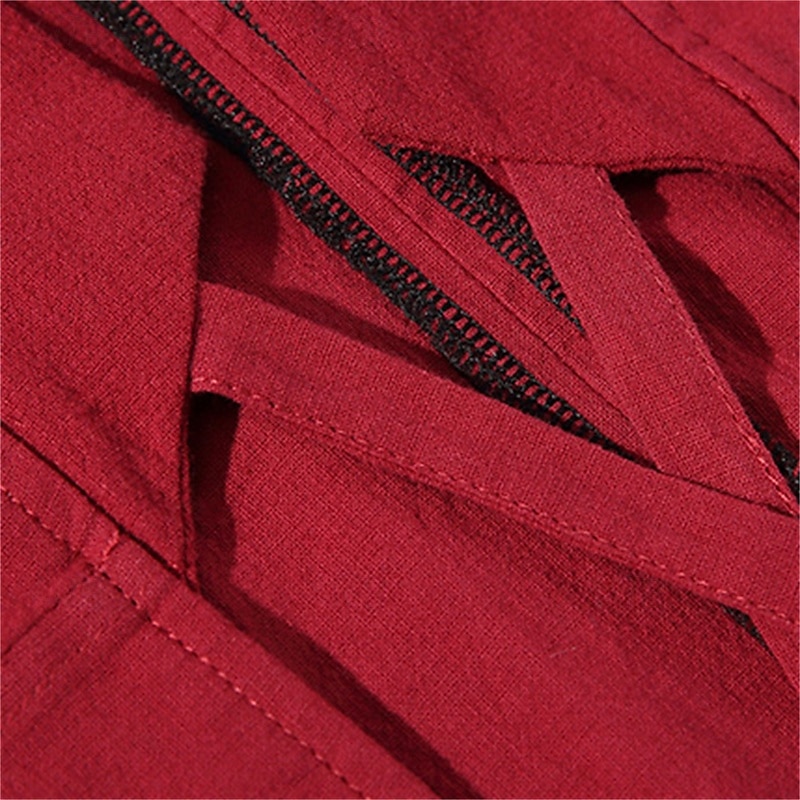 Herren Hemd leinenhemd Freizeithemd Knopfhemd Baumwollhemd Einfach Urlaub Hawaiianisch Schwarz Rote Dunkelmarine Grau Langarm Öffnung vorne Frühling & Herbst Bekleidung Tasche 2026 - $25.99 –P7