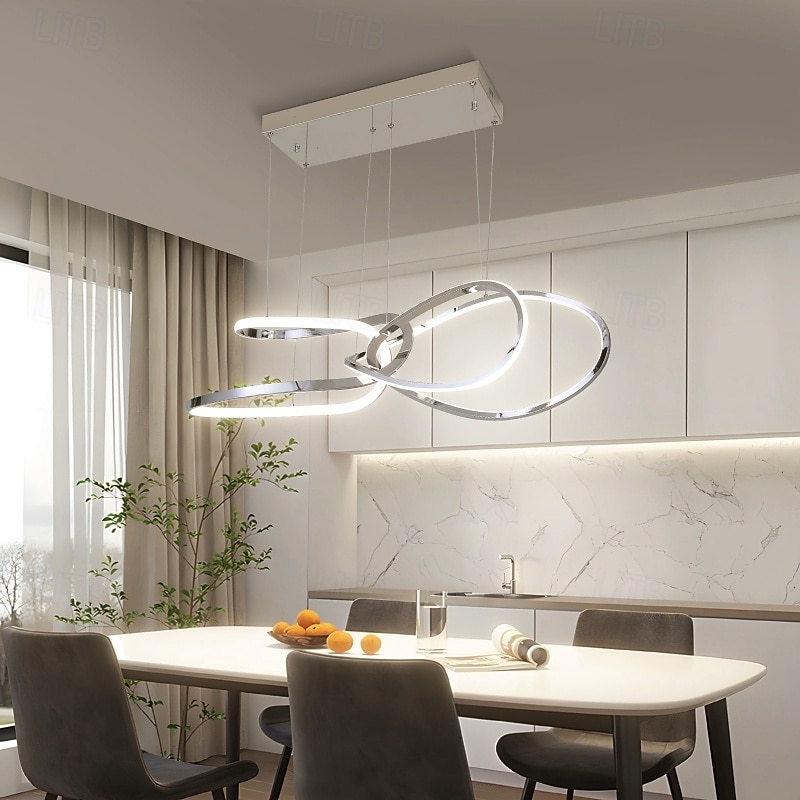 90 cm Geometriai formák Függőlámpák Fém Művészeti stílus Galvanizált Festett felületek Kortárs 110-120 V 220-240 V 2025 - $399.99 –P1