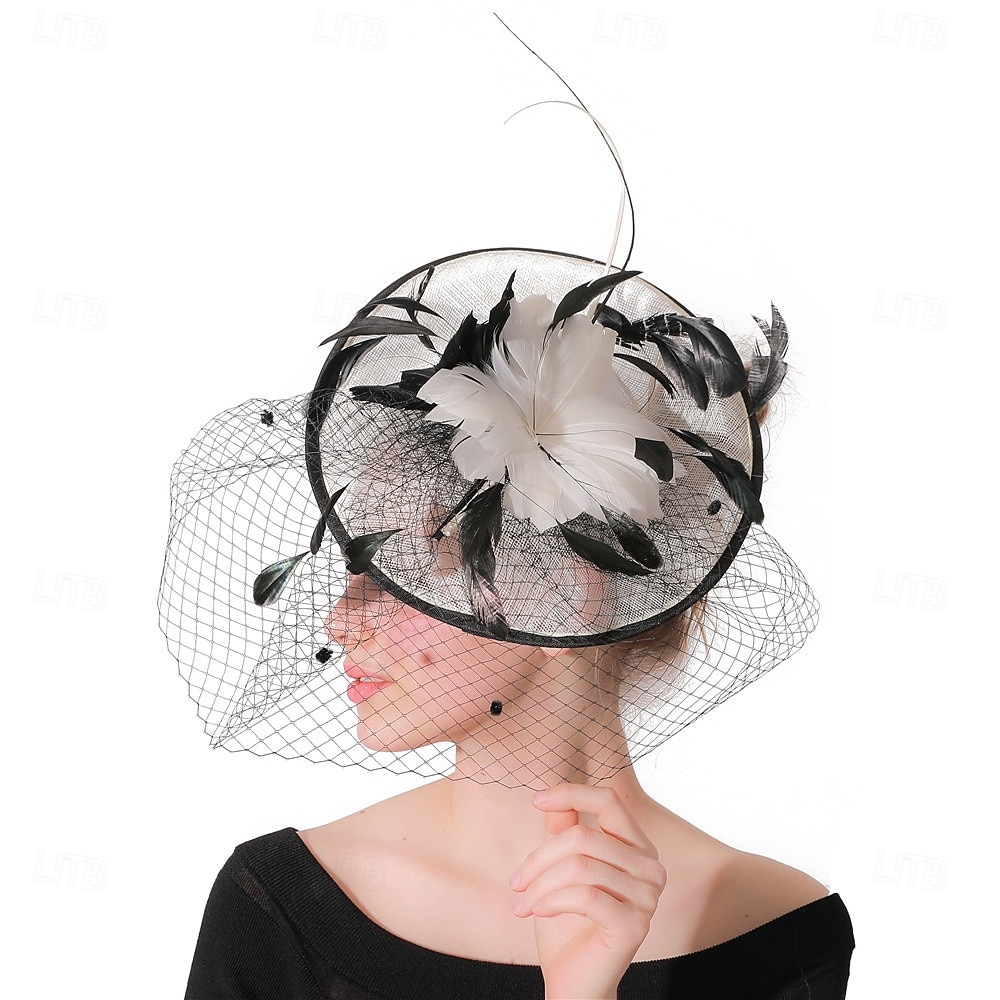 Accesoriu de Păr Pene Nuntă Serată Elegant Nuntă Cu Pene Diadema Articole Pentru Cap 2025 - $31.99 –P4