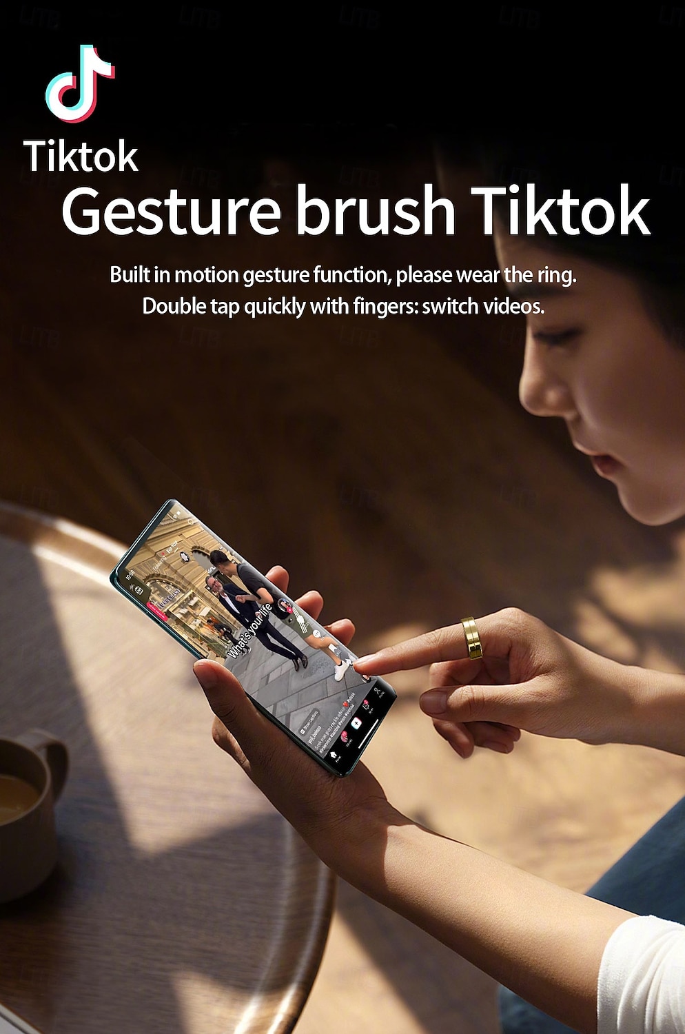 2026年 スマートリングフィットネストacker、超薄型2.2mm軽量インテリジェントリング、5ATM防水ステンレス鋼アクティビティ＆睡眠モニター、7日間の長いバッテリー寿命、Bluetoothウェルネスウェアラブル（男女用）  コレクション – $51.99 –P4