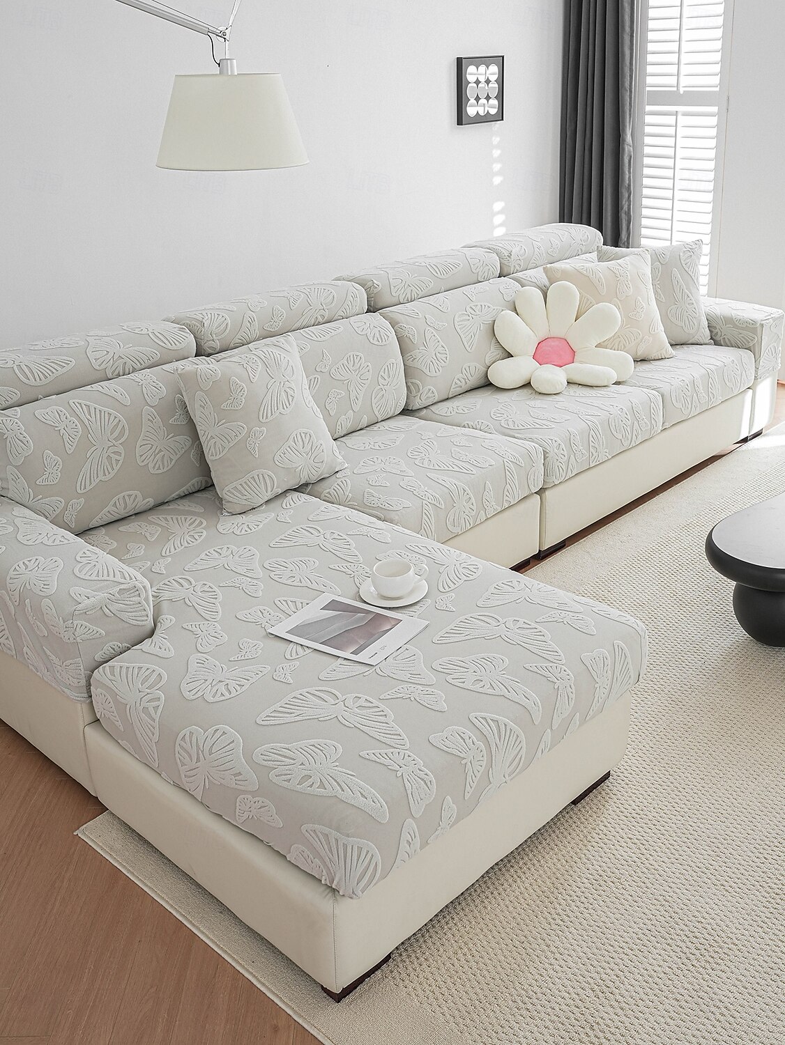 housse de canapé housse de coussin de siège housses en polyester à imprimé géométrique de 2025 ? GBP £12 –P5