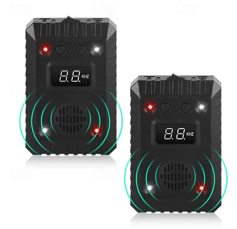 Repelent de Șoareci Ultrasonic pentru Mașină – Descurajant de Șoareci de Înaltă Putere cu Flash LED Roșu și Alb Instalare Fără Baterii 2025 - $28.99 –P1