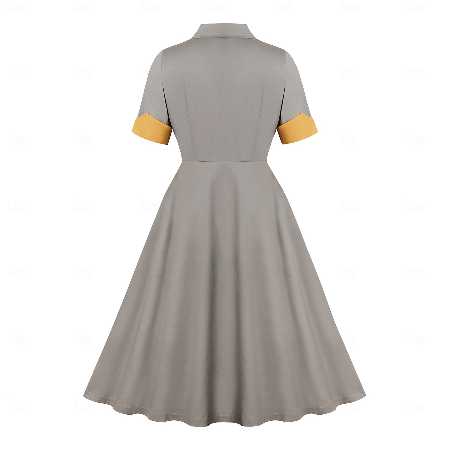 Rétro Vintage Années 1950 Robe Robe trapèze Déguisement Femmes Carnaval Mascarade Tenue quotidienne Enterrement de Vie de Jeune Fille Adulte Robe Robes de soirée de 2025 ? $38.99 –P2