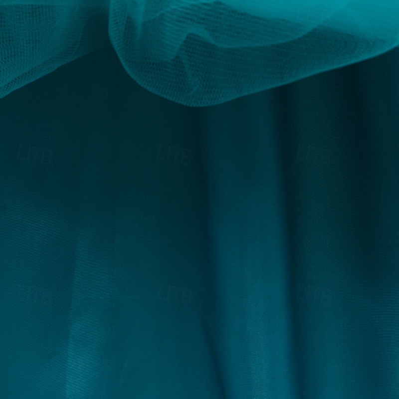 Děti Dívčí Šaty Cosplay šaty Princeznovské šaty Barevné bloky Květiny Bez rukávů Výkon Párty Cosplay kostýmy Síťka Slátanina Rozkošný Kostým Sladký Polyester Krajka Midi Šaty na párty Léto Jaro 4 2025 - $39.99 –P9