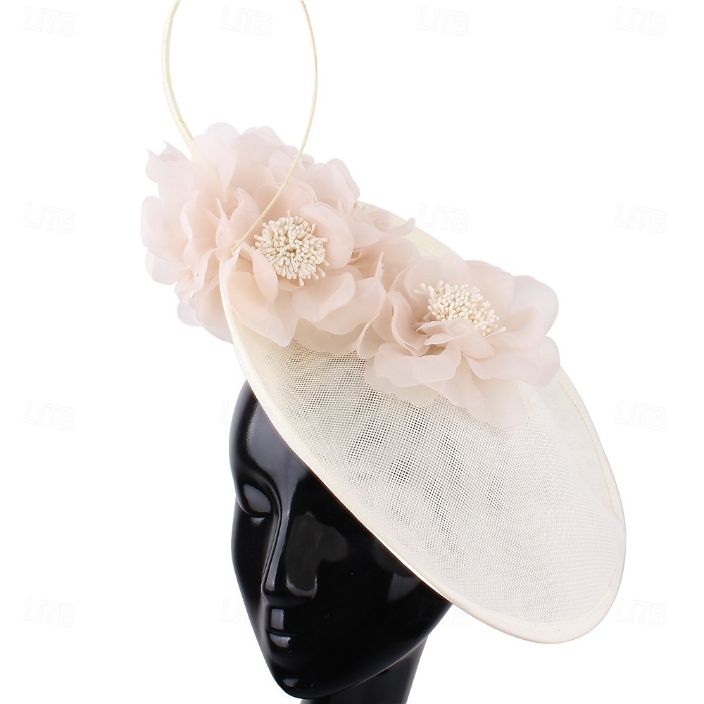 Hodeplagg Stoff Fedora-hatt Bryllup Fødselsdag Temafest Hesteveddeløp Elegant Vintage Søt Med Fjær Blomsterhodeplagg 2025 - $39.99 –P16