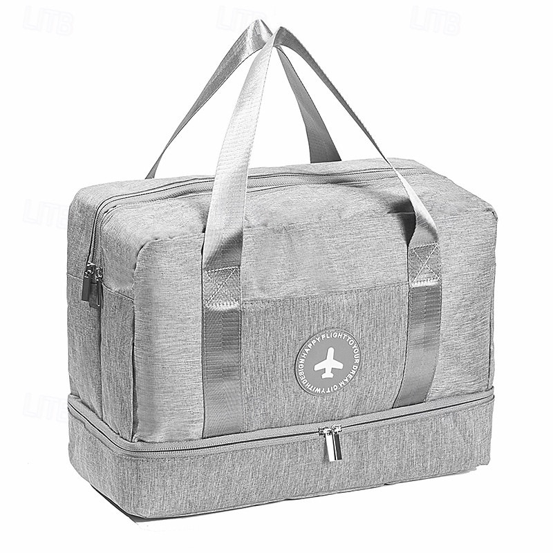Borsa da viaggio Weekender Bag con scomparto per scarpe borsa da palestra con separazione umido-asciutto per donne e uomini borsa bagaglio impermeabile con separazione umido-asciutto organizzatore del 2025 a $14.99 –P10