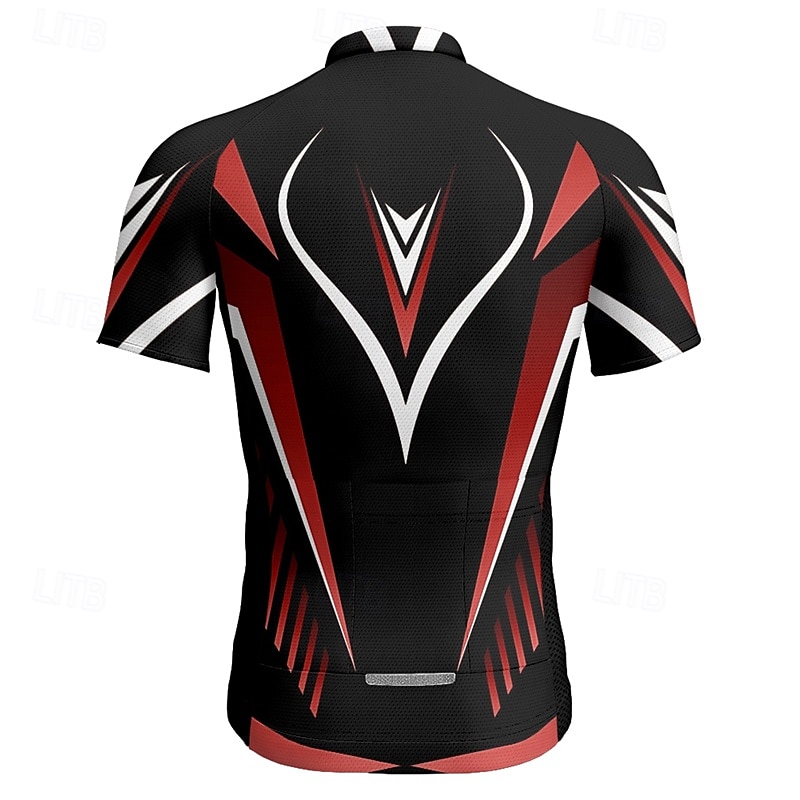 Homme Maillot Velo Cyclisme Manche Courte Cyclisme Tee-shirt Maillot avec 3 poches arrière VTT Vélo tout terrain Respirable Séchage rapide Conception anatomique Mèche Jaune Rouge Bleu Des sports de 2025 ? $20.79 –P10
