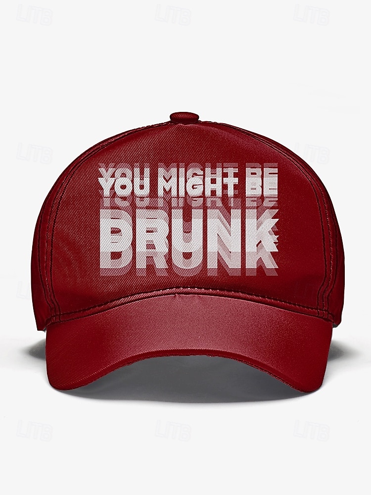 morsom full baseballcaps – justerbar unisex-festlue, uformell snapback for menn og kvinner, nytt drikketilbehør for festivaler, barer og kvelder 2025 - $14.99 –P3