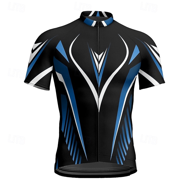 Homme Maillot Velo Cyclisme Manche Courte Cyclisme Tee-shirt Maillot avec 3 poches arrière VTT Vélo tout terrain Respirable Séchage rapide Conception anatomique Mèche Jaune Rouge Bleu Des sports de 2025 ? $20.79 –P1