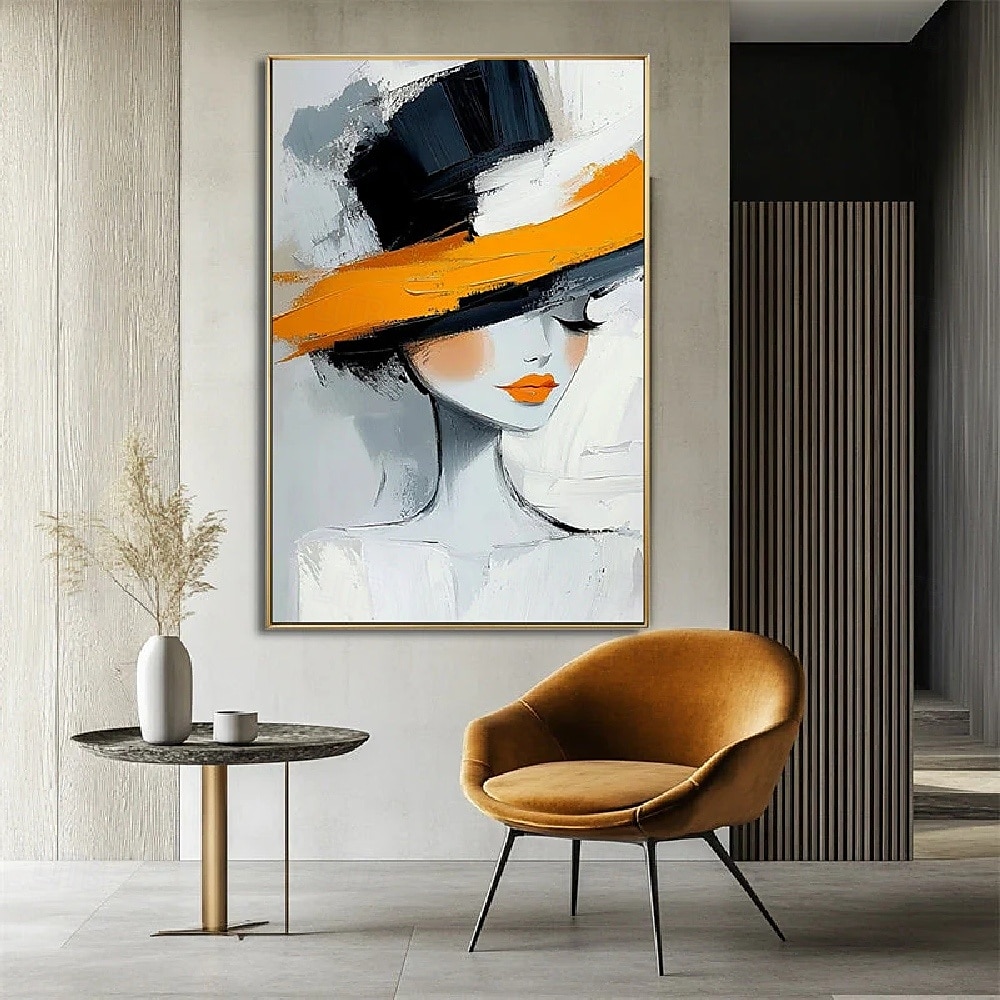 flicka oljemålning handmålade kvinnor abstrakt canvas konst oljemålning flicka oljemålning för vardagsrum sovrum heminredning väggkonst texturerad flicka firgure målning 2025 - $116.99 –P1