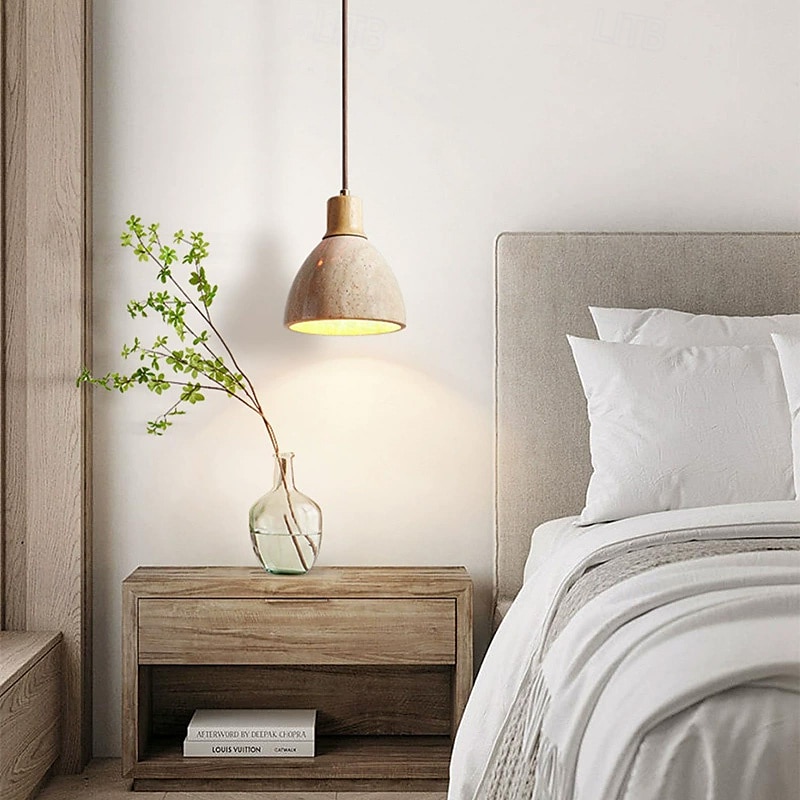 21 cm Design de Lanterne Suspendue Formes Géométriques Suspension Pierre Style Artistique Style Formel Le style rétro ancien Traditionnel / Classique 110-120V 220-240V de 2025 ? $135.99 –P4