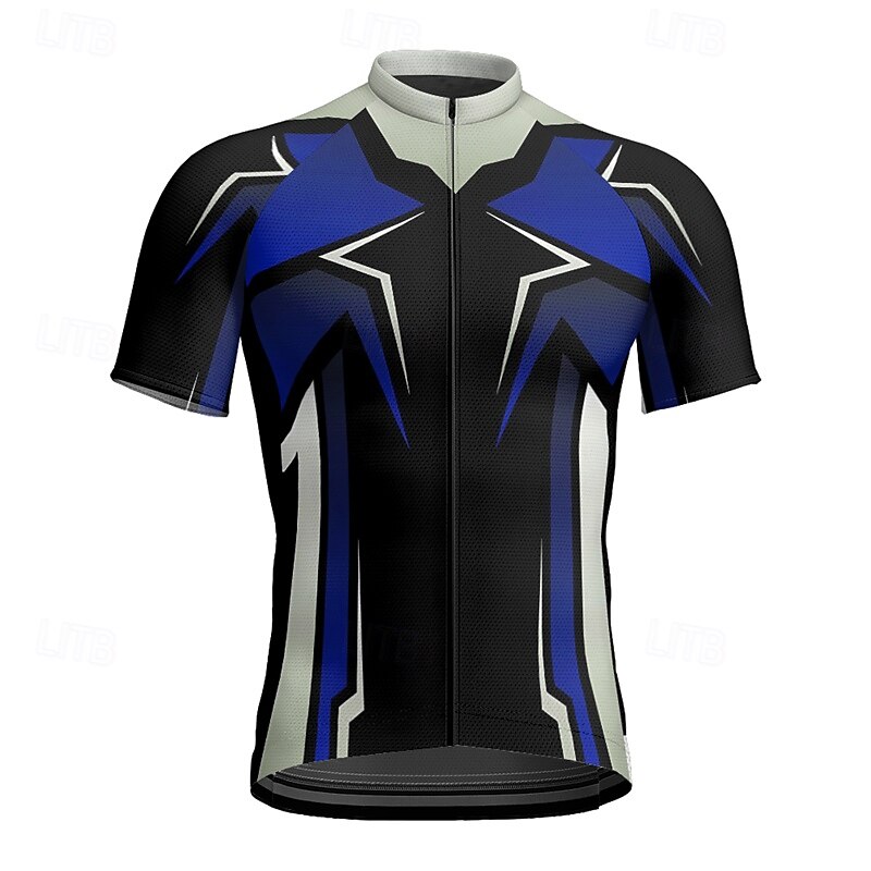 Bărbați Jersey de ciclism Manșon scurt Bicicletă Tricou Tee Jerseu cu 3 buzunare spate Ciclism montan Respirabil Uscare rapidă Proiectare anatomică Wicking Galben Rosu Albastru Sport Îmbrăcăminte 2025 - $25.99 –P19
