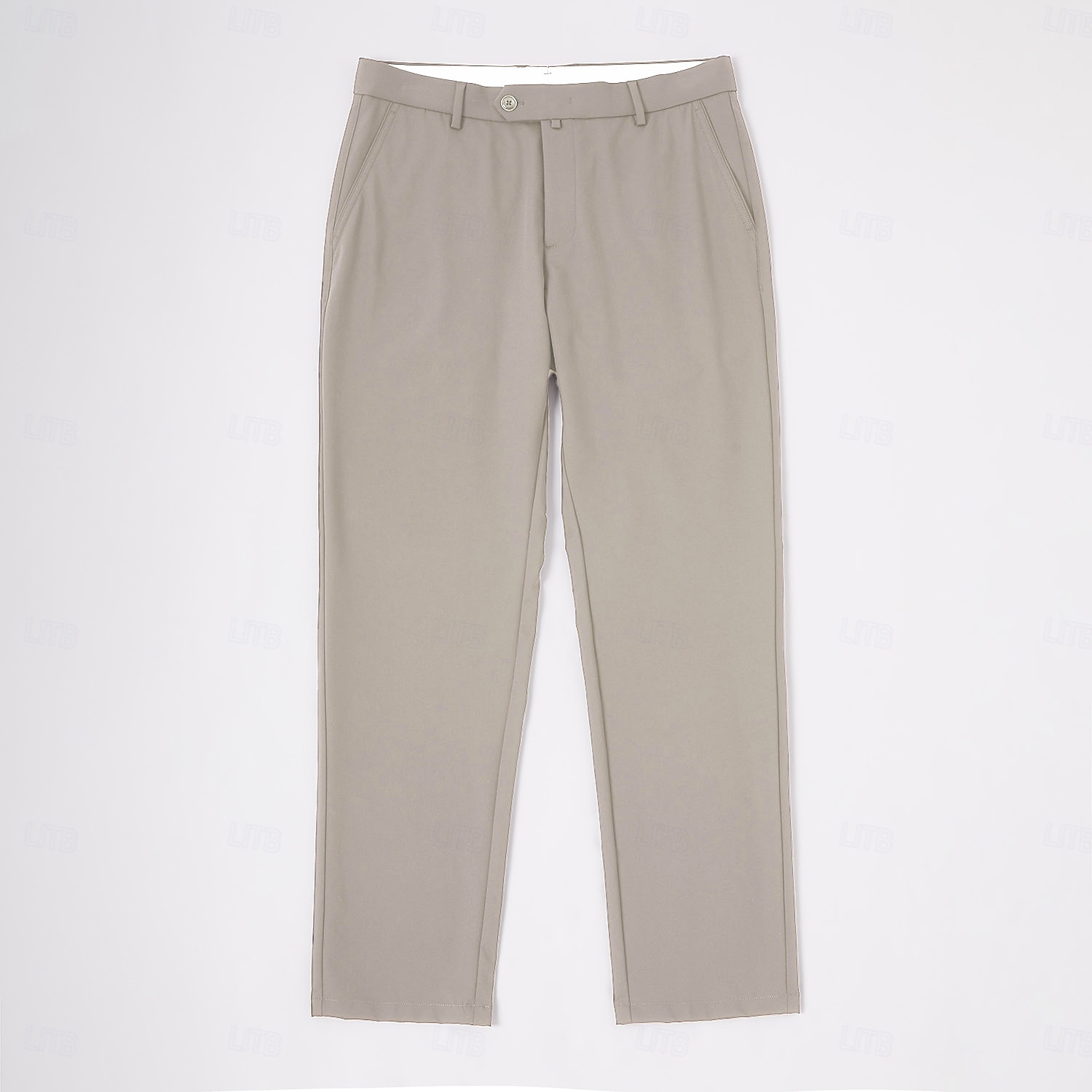Men's Dress Pants Solid Color Wearable Full Length Formal Wedding Party Elegant Fashion Light Khaki Navy Blue Micro-elastic 2025 - $60.99 –P10