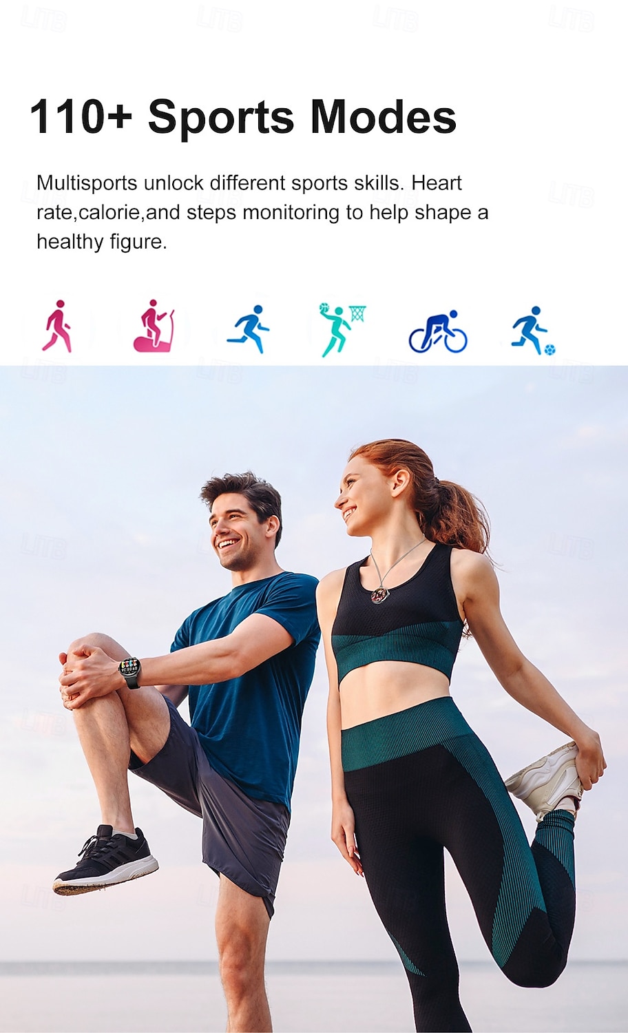 696 LA99 Smartwatch 1.43 Zoll Smartwatch Fitnessuhr Bluetooth EKG + PPG Schrittzähler Anruferinnerung Kompatibel mit Android iOS Damen Herren Freisprechanrufe Nachrichtenerinnerung IP 67 46mm 2025 - $61.99 –P11